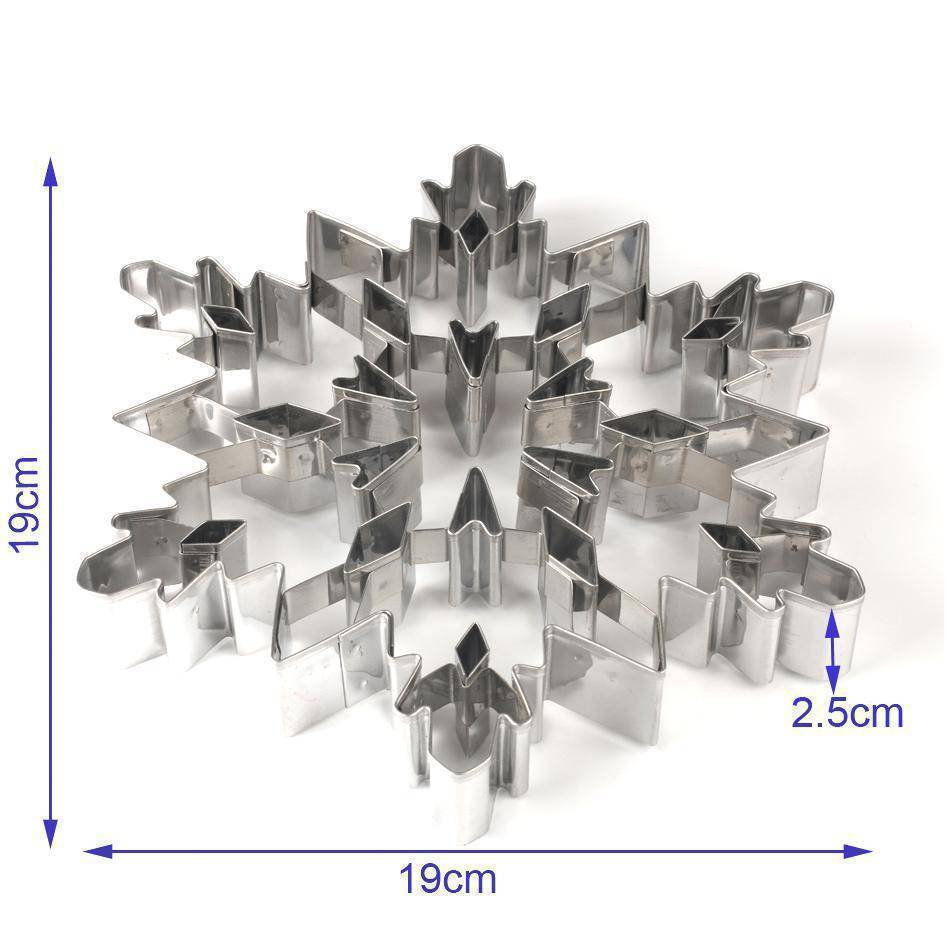 Christmas Snowflake Cookie Stainless Steel Cutter - RAPBLUE