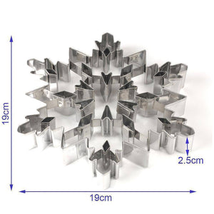 Christmas Snowflake Cookie Stainless Steel Cutter - RAPBLUE