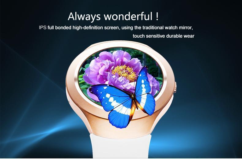 New IPS Round Screen Bluetooth Anti-Lost Android Sport Smart Watch Clock Support SIM Card TF card - RAPBLUE