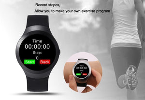 New IPS Round Screen Bluetooth Anti-Lost Android Sport Smart Watch Clock Support SIM Card TF card - RAPBLUE