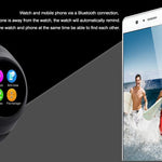 New IPS Round Screen Bluetooth Anti-Lost Android Sport Smart Watch Clock Support SIM Card TF card - RAPBLUE