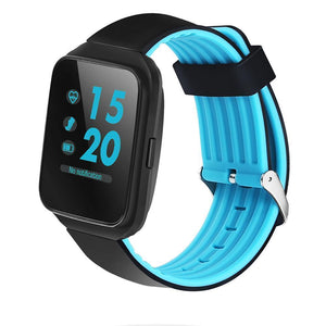 Bluetooth Sports Smartwatch Heart Rate Blood Pressure Monitor Smart Band for Android IOS - RAPBLUE