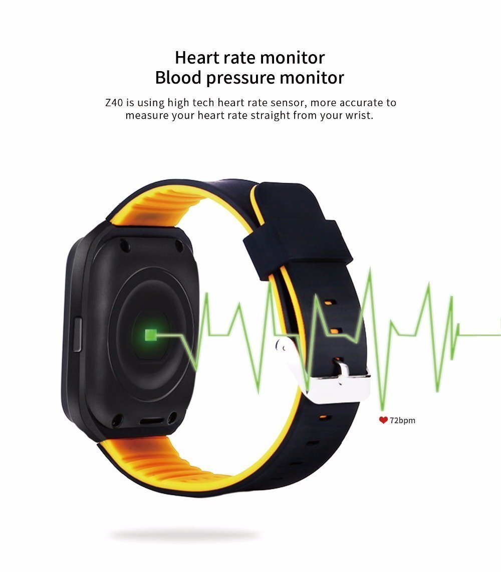 Bluetooth Sports Smartwatch Heart Rate Blood Pressure Monitor Smart Band for Android IOS - RAPBLUE