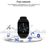 New Casual Bluetooth Smart Watch Android 4.4.2 Camera Support 3G Wifi Single Nano SIM Card - RAPBLUE