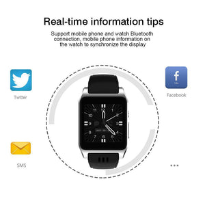 New Casual Bluetooth Smart Watch Android 4.4.2 Camera Support 3G Wifi Single Nano SIM Card - RAPBLUE