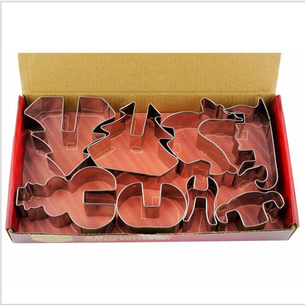 Christmas 3D Stainless Steel Cookie Cutter Set - RAPBLUE