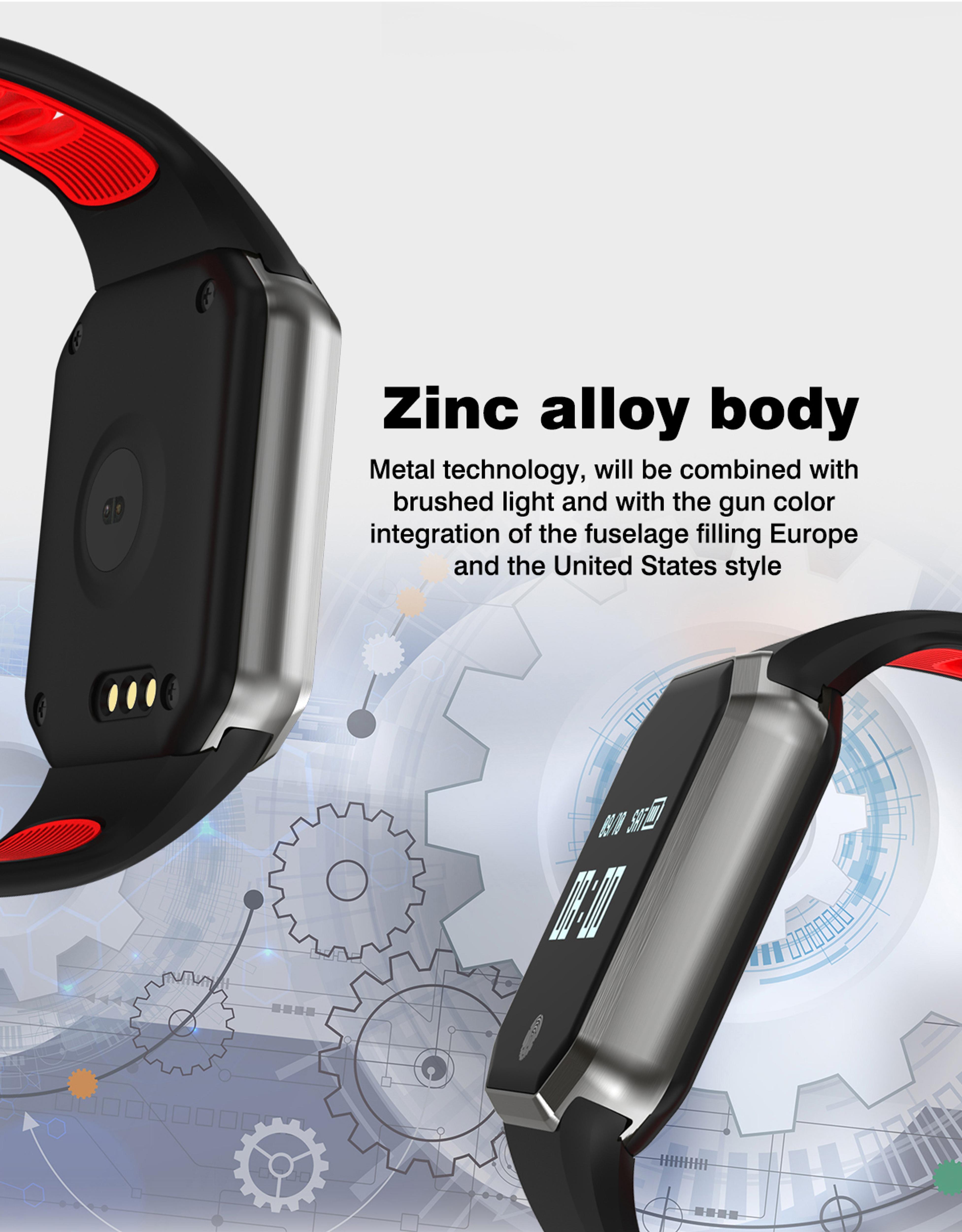 New Stylish Smart Wristband Heart Rate Monitor Fitness Tracker Waterproof Smart Watch - RAPBLUE