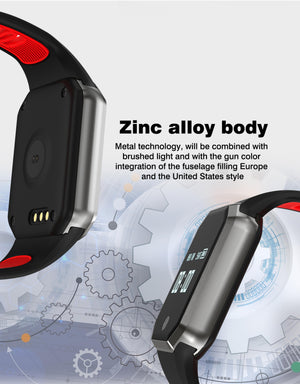 New Stylish Smart Wristband Heart Rate Monitor Fitness Tracker Waterproof Smart Watch - RAPBLUE