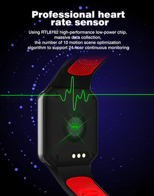 New Stylish Smart Wristband Heart Rate Monitor Fitness Tracker Waterproof Smart Watch - RAPBLUE