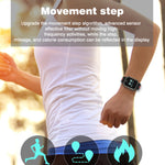 New Stylish Smart Wristband Heart Rate Monitor Fitness Tracker Waterproof Smart Watch - RAPBLUE