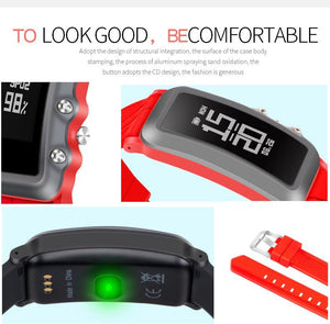 New Slim Fitted Smart Band Smart Bracelet Pedometer Blood Pressure Oxygen Fitness Tracker Heart Rate Smart Wristband - RAPBLUE