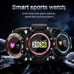 New IP67 Waterproof Long Standby Smart Watch Heart Rate Blood Pressure Outdoor Men Sport Smartwatch - RAPBLUE