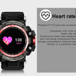 New IP67 Waterproof Long Standby Smart Watch Heart Rate Blood Pressure Outdoor Men Sport Smartwatch - RAPBLUE