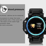 New IP67 Waterproof Long Standby Smart Watch Heart Rate Blood Pressure Outdoor Men Sport Smartwatch - RAPBLUE