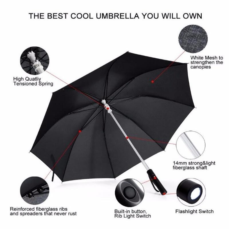 Chargeable LED Light saber Light Up Umbrella - RAPBLUE