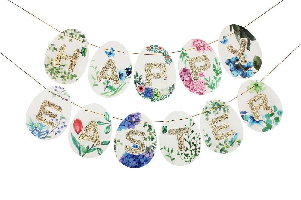 Easter Egg Banner Decoration - RAPBLUE