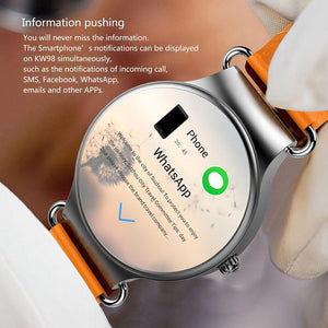 New Luxury 3G Android Smartwatch Phone with Quad Core 1.0GHz 8GB ROM GPS Heart Rate Pedometer - RAPBLUE