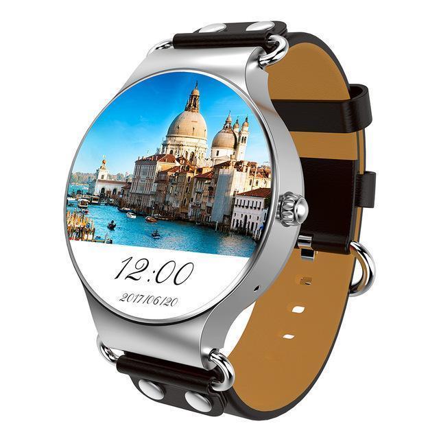 New Luxury 3G Android Smartwatch Phone with Quad Core 1.0GHz 8GB ROM GPS Heart Rate Pedometer - RAPBLUE