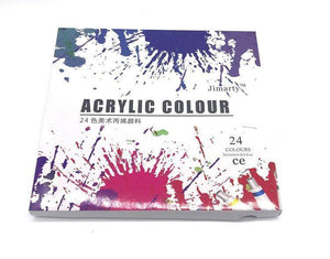 24Colors 12ML /Tube Acrylic Paints set - RAPBLUE