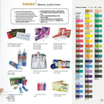 24Colors 12ML /Tube Acrylic Paints set - RAPBLUE