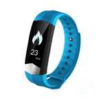 New Heart Rate Blood Pressure Smart Bracelet Activity Tracker for iPhone Android Sleep Pedometer - RAPBLUE