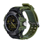 New Rugged Fitness Smartwatch Passometer Smart Clock Waterproof Watch Activities tracker for iPhone Android Phones - RAPBLUE