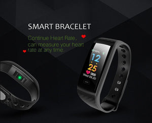 Fitness Smart Watch Bracelet Waterproof Real-Time Monitor Dynamic Heart Rate Sport Fitness Wristband Support USB-Charge Watch - RAPBLUE