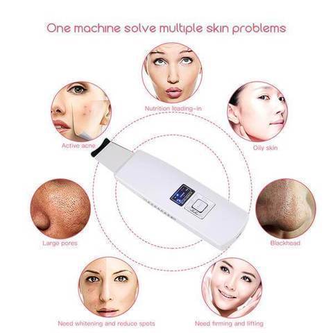 Ultrasonic Skin Scrubber Deep Face Cleaning Machine - RAPBLUE