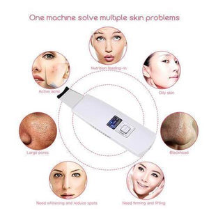 Ultrasonic Skin Scrubber Deep Face Cleaning Machine - RAPBLUE