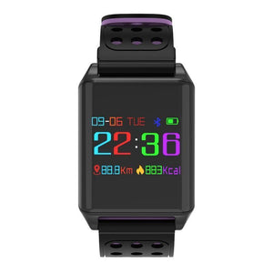 OLED Colour Screen Smart Watch Blood Oxygen Pressure Heart Rate Monitor Pedometer for Android IOS Windows - RAPBLUE