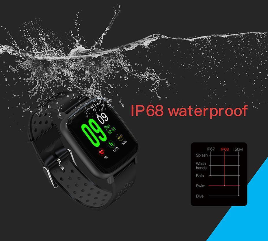 New Smart Watch Heart Rate Monitor IP68 Waterproof Swimming Bracelet Bluetooth Sport Clock Smartwatch - RAPBLUE
