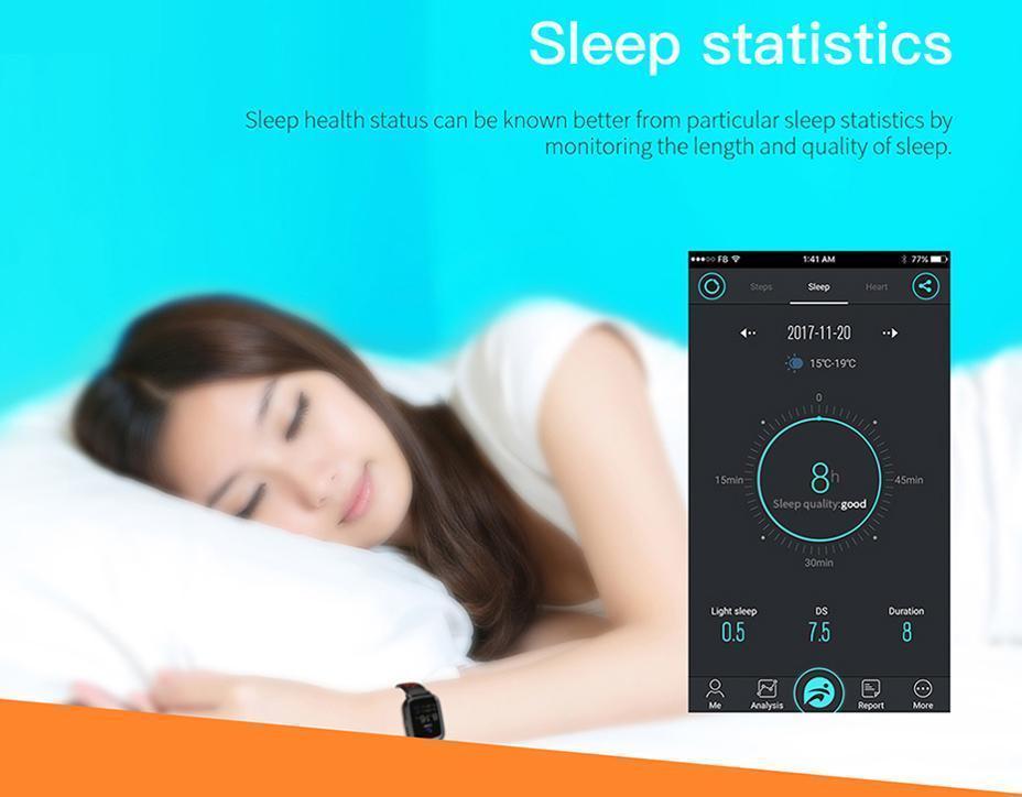 New Smart Watch Heart Rate Monitor IP68 Waterproof Swimming Bracelet Bluetooth Sport Clock Smartwatch - RAPBLUE