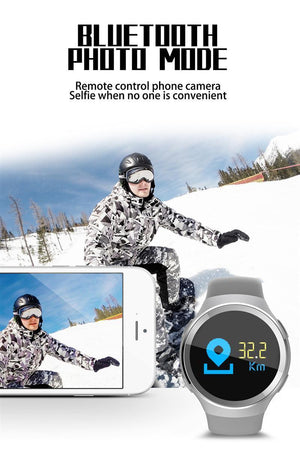 New Sports 0.95inch OLED Smart Watch Heart Rate Blood Oxygen Pedometer Caller Message Show Smartwatch - RAPBLUE