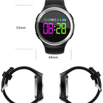 New Sports 0.95inch OLED Smart Watch Heart Rate Blood Oxygen Pedometer Caller Message Show Smartwatch - RAPBLUE