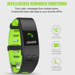 New GPS Sports Smart Band Heart Rate Smart Wristband Temperature Altitude Theromometer Fitness Tracker Smart Bracelet - RAPBLUE