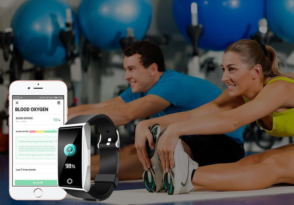 New Smart Wristband Watch Activity Tracker Watch Blood Pressure Health Pulsometer Sport Smartband Fitness Bracelet - RAPBLUE