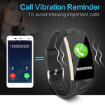 New Smart Bracelet Wristband Heart Rate Monitor Fitness Activity Tracker Swimming Smartband for Android IOS Windows - RAPBLUE