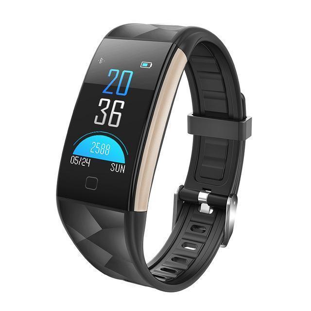 New Smart Bracelet Wristband Heart Rate Monitor Fitness Activity Tracker Swimming Smartband for Android IOS Windows - RAPBLUE