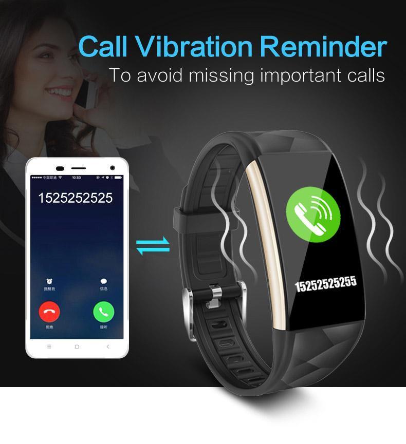 New Smart Bracelet Wristband Heart Rate Monitor Fitness Activity Tracker Swimming Smartband for Android IOS Windows - RAPBLUE