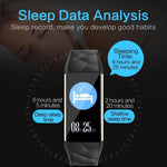 New Smart Bracelet Wristband Heart Rate Monitor Fitness Activity Tracker Swimming Smartband for Android IOS Windows - RAPBLUE