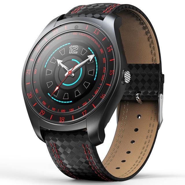 New Luxury Smart Watch with Camera Bluetooth Smartwatch Pedometer Heart Rate Monitor Sim Card Wristwatch for Android IOS - RAPBLUE