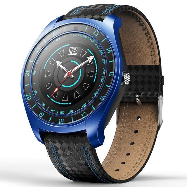 New Luxury Smart Watch with Camera Bluetooth Smartwatch Pedometer Heart Rate Monitor Sim Card Wristwatch for Android IOS - RAPBLUE