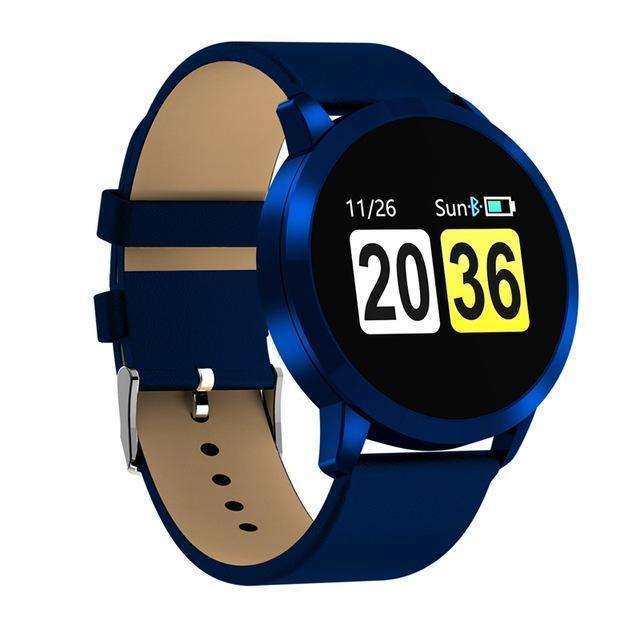 New Multi-Purpose Fashion 0.95 Inch Smart Watch OLED Color Screen Blood Pressure Heart Rate for Android iOS Windows Wristwatch - RAPBLUE