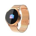 New Multi-Purpose Fashion 0.95 Inch Smart Watch OLED Color Screen Blood Pressure Heart Rate for Android iOS Windows Wristwatch - RAPBLUE
