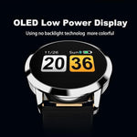 New Multi-Purpose Fashion 0.95 Inch Smart Watch OLED Color Screen Blood Pressure Heart Rate for Android iOS Windows Wristwatch - RAPBLUE