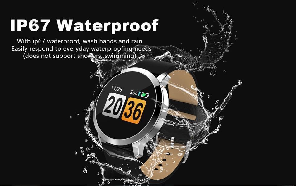 New Multi-Purpose Fashion 0.95 Inch Smart Watch OLED Color Screen Blood Pressure Heart Rate for Android iOS Windows Wristwatch - RAPBLUE