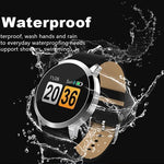 New Multi-Purpose Fashion 0.95 Inch Smart Watch OLED Color Screen Blood Pressure Heart Rate for Android iOS Windows Wristwatch - RAPBLUE