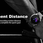 New Multi-Purpose Fashion 0.95 Inch Smart Watch OLED Color Screen Blood Pressure Heart Rate for Android iOS Windows Wristwatch - RAPBLUE