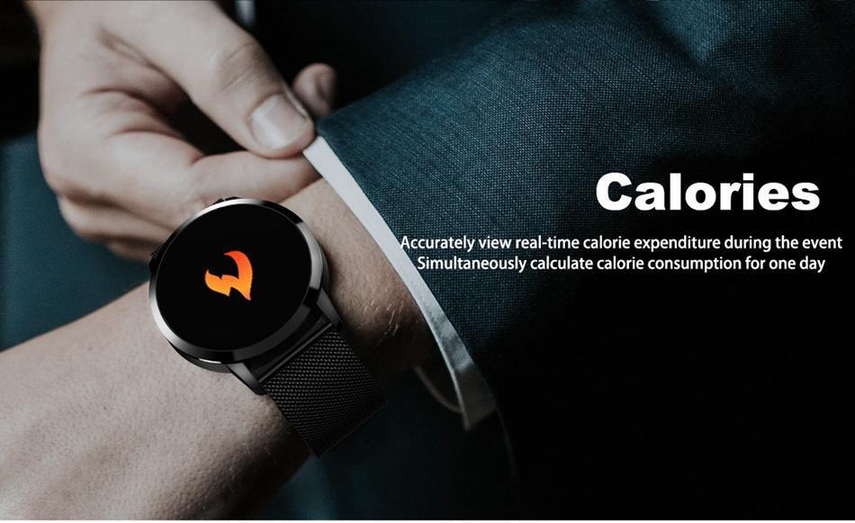 New Multi-Purpose Fashion 0.95 Inch Smart Watch OLED Color Screen Blood Pressure Heart Rate for Android iOS Windows Wristwatch - RAPBLUE