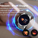New Multi-Purpose Fashion 0.95 Inch Smart Watch OLED Color Screen Blood Pressure Heart Rate for Android iOS Windows Wristwatch - RAPBLUE